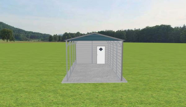 Carport with Storage 12 x 20 x 9 - Image 2