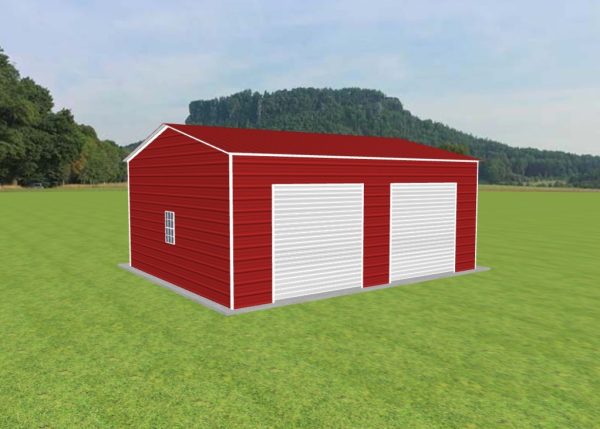 Garage with Lean To 20 x 25 x 10 - Image 2