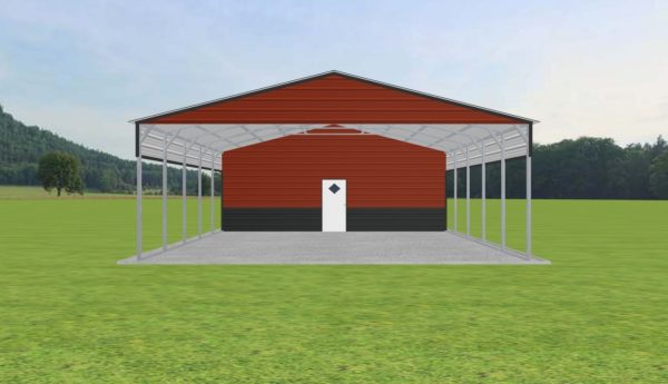 Carport with Storage 28 x 35 x 10 - Image 2