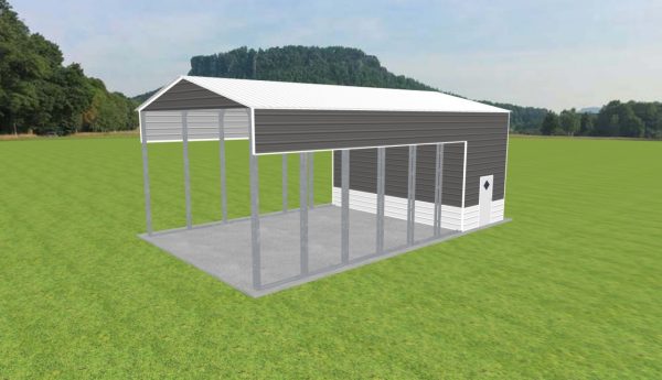 Carport with Storage 24 x 40 x 15