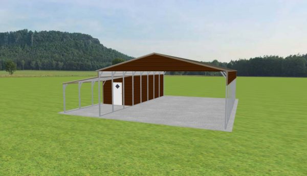 Carport with Storage 26 x 40 x 10 - Image 4