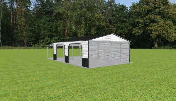 2 Car Carport 22 x 30 x 9 - Image 3