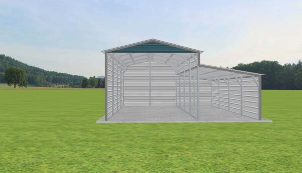 2 Car Carport 12 x 20 x 9 - Image 3