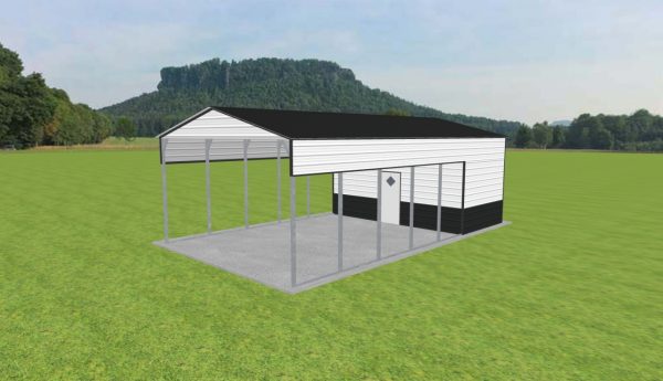 Carport with Storage 20 x 35 x 11