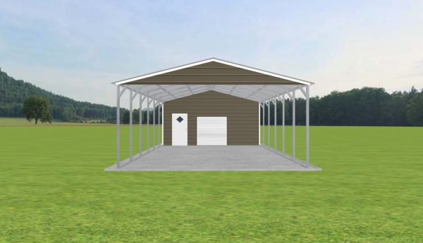 Carport with Storage 20 x 45 x 9 - Image 2