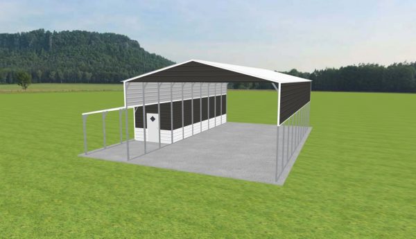 Carport with Storage 26 x 50 x 14 - Image 4