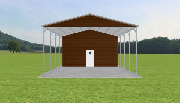 Carport with Storage 22 x 25 x 12 - Image 2