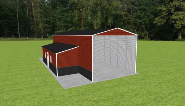 Carport with Storage 18 x 50 x 14 - Image 4