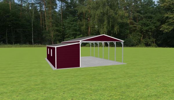 Carport with Storage 18 x 30 x 9 - Image 4