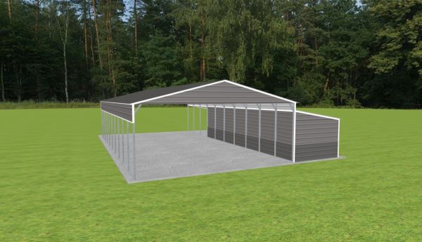 Carport with Storage 26 x 50 x 10 - Image 5