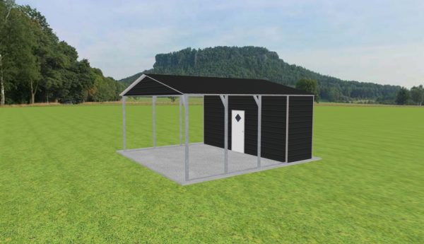 Carport with Storage 20 x 20 x 9 - Image 4