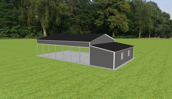 Carport with Storage 24 x 35 x 9 - Image 4