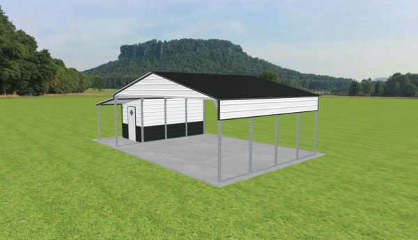 Carport with Storage 26 x 20 x 9 - Image 4