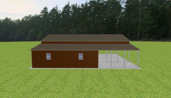 Carport with Storage 26 x 40 x 10 - Image 3