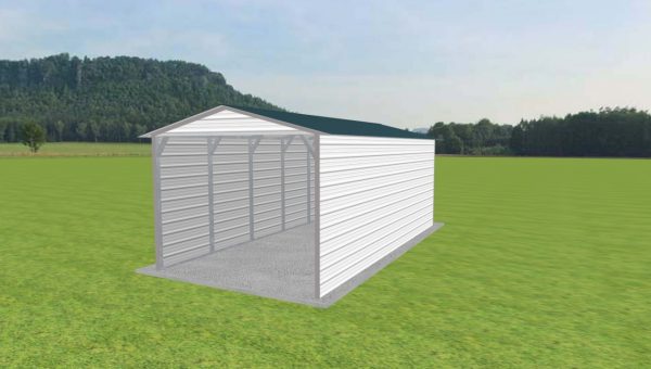 1 Car Carport 12 x 25 x 9