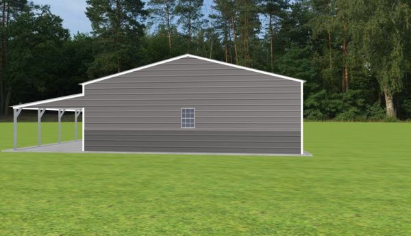 Double Bay Garage with Lean To 28 x 40 x 9 - Image 5