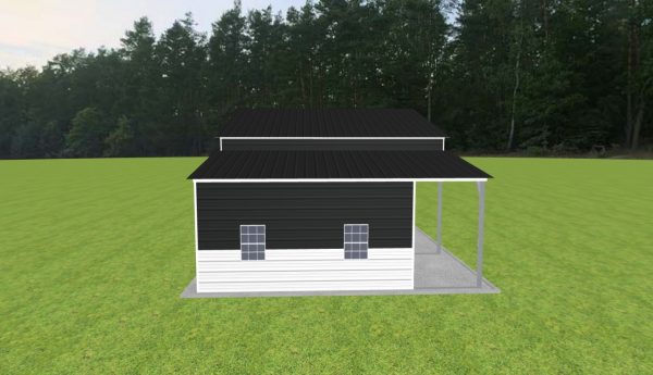 Carport with Storage 28 x 20 x 11 - Image 3