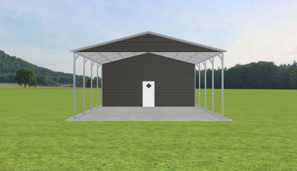 Carport with Storage 24 x 30 x 11 - Image 2