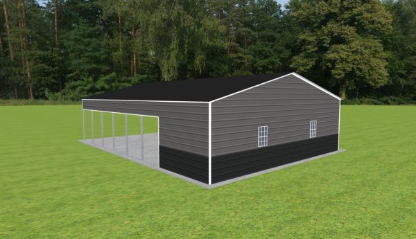 Carport with Storage 30 x 40 x 9 - Image 3