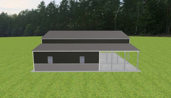 Carport with Storage 28 x 40 x 12 - Image 3