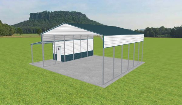 Carport with Storage 26 x 30 x 12 - Image 4