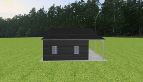 Carport with Storage 28 x 20 x 9 - Image 3