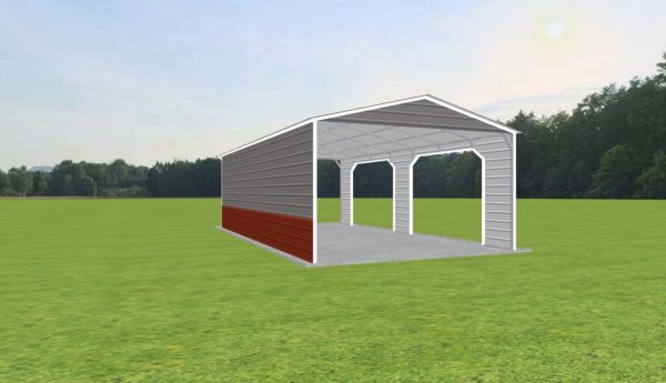 2 Car Carport 18 x 35 x 10 - Image 3