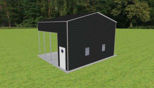 Carport with Storage 24 x 20 x 14 - Image 3