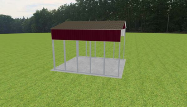 2 Car Carport 24 x 25 x 16 - Image 3