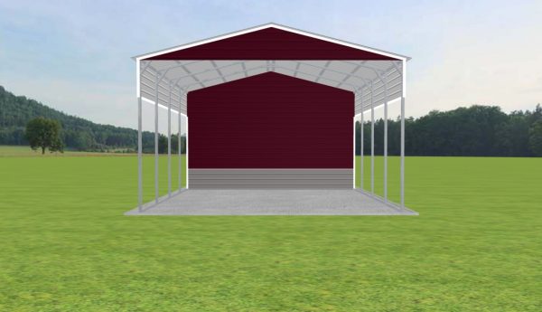 Carport with Storage 24 x 25 x 14 - Image 2