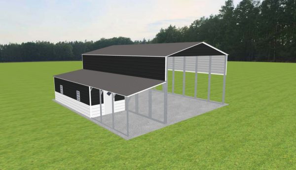 Carport with Storage 26 x 40 x 15