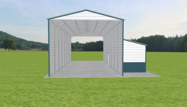 Carport with Storage 18 x 40 x 14 - Image 2