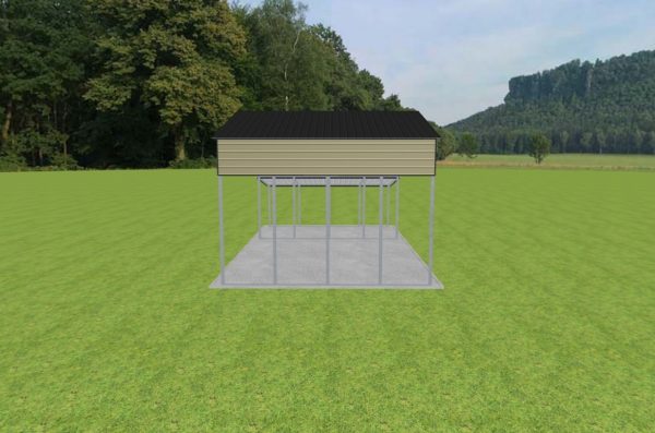 3 Car Carport 26 x 20 x 14 - Image 5