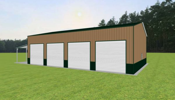 Garage with Lean To 32 x 50 x 14 - Image 4