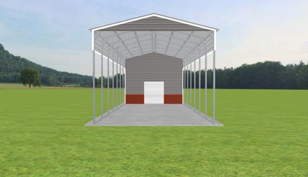 Carport with Storage 18 x 50 x 14 - Image 2