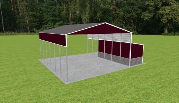 Carport with Storage 26 x 30 x 13 - Image 5