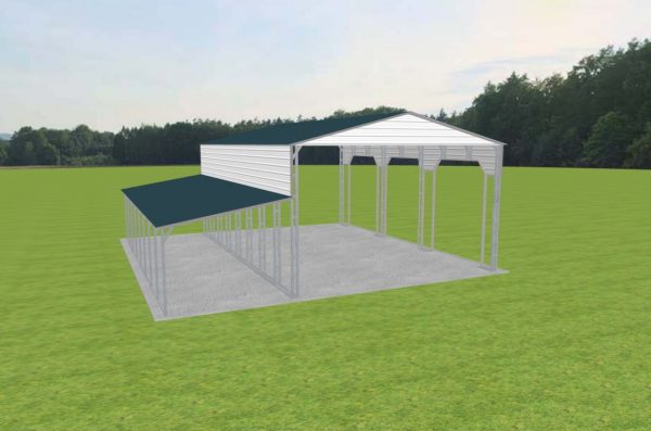 3 Car Carport 26 x 40 x 15 - Image 2