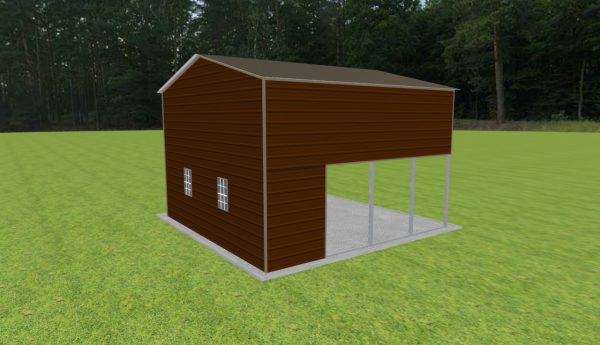 Carport with Storage 20 x 20 x 13 - Image 5