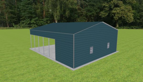 Carport with Storage 30 x 35 x 11 - Image 3