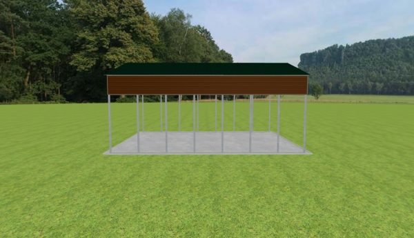 3 Car Carport 28 x 35 x 14 - Image 3