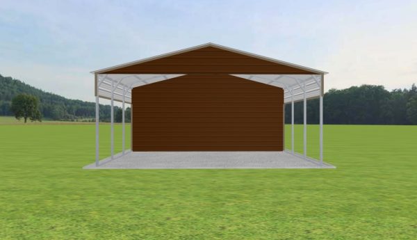 Carport with Storage 24 x 20 x 10 - Image 2