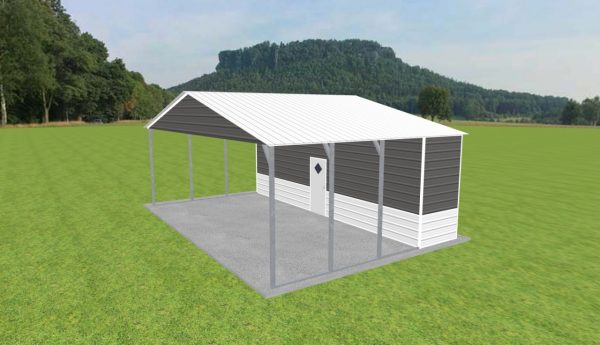 Carport with Storage 30 x 20 x 10