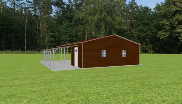 Carport with Storage 24 x 35 x 8 - Image 4