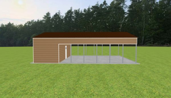 Carport with Storage 28 x 40 x 10 - Image 5