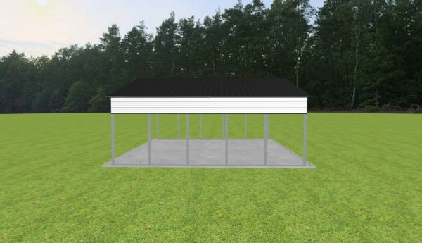 3 Car Carport 28 x 25 x 9 - Image 3