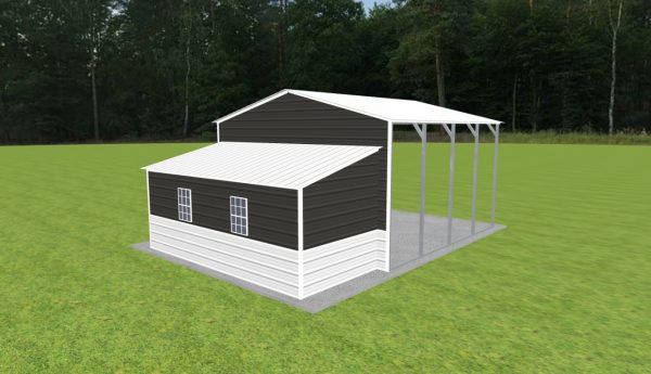 Carport with Storage 20 x 20 x 11 - Image 2