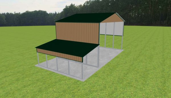 3 Car Carport 30 x 20 x 16 - Image 2