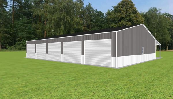 Garage with Lean To 42 x 60 x 10 - Image 3