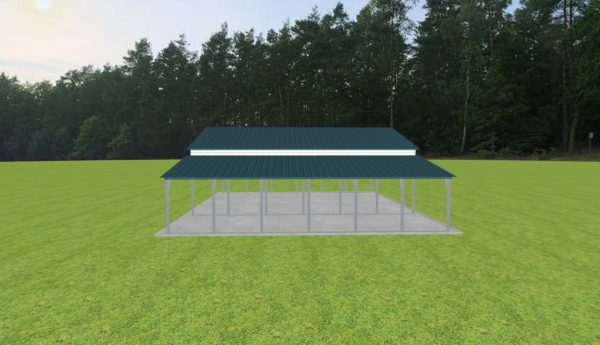 3 Car Carport 28 x 30 x 9 - Image 4