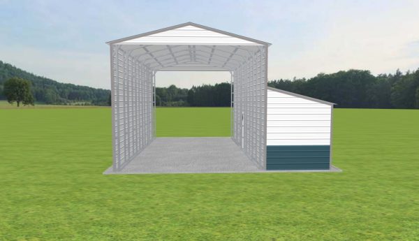 Carport with Storage 18 x 30 x 15 - Image 2